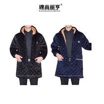 Hood Clothes Grown-up Mens Winter Season Garnter Plus Cotton Workwear Plus Size Clip Cotton Apron Hood Sweatshirt Body Warm Cotton Clothing