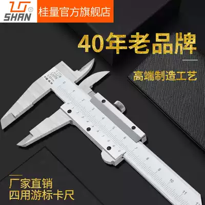 Guilin Gui measuring vernier caliper 0-150-200-300mm high precision stainless steel industrial mini oil standard caliper