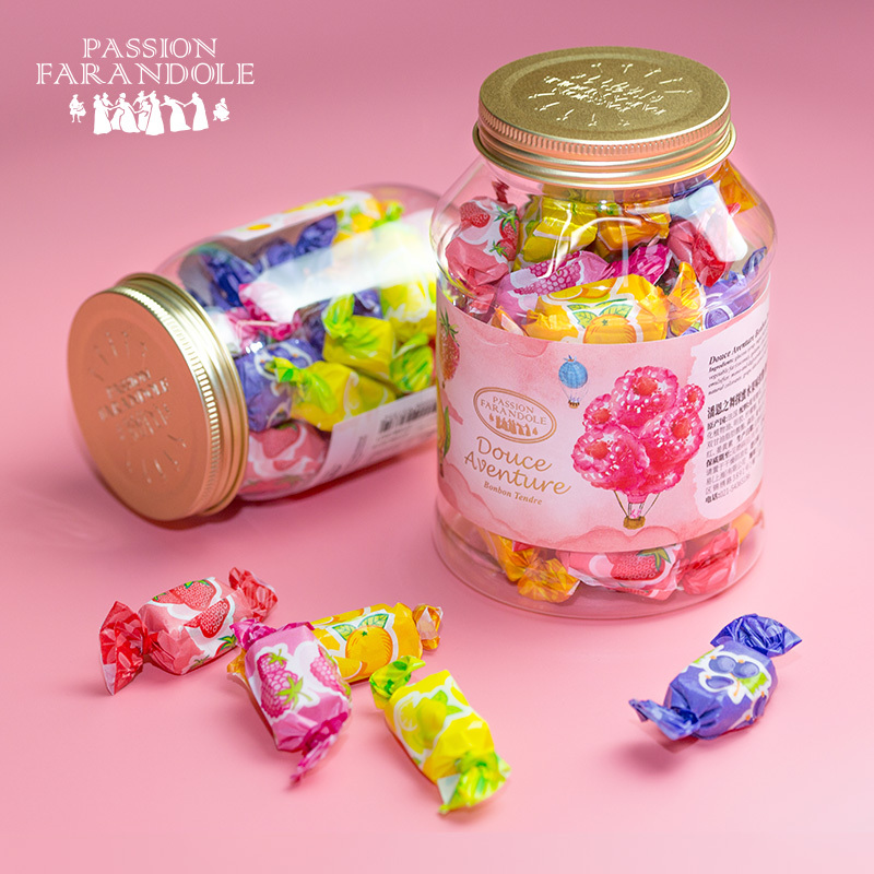 Pain's Dance French Imported Honey Fruit Flavored Gummies 5 Fruit Flavors Candy New Year Gift Sharing Pack