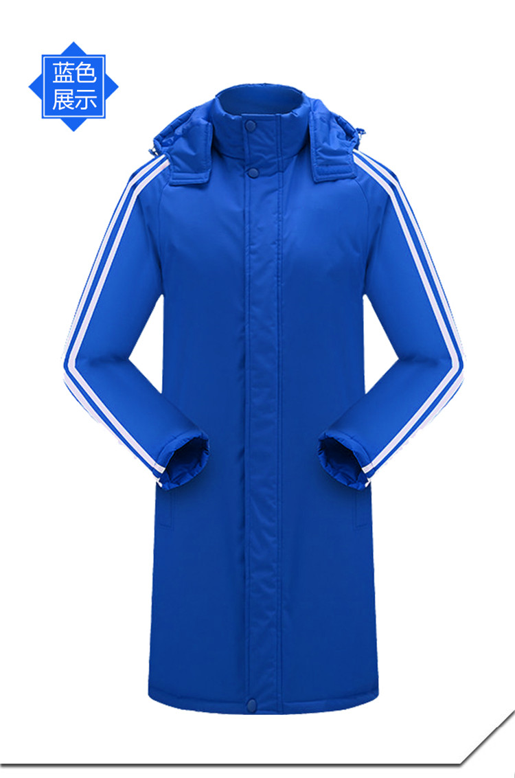 Áo khoác thể thao mùa đông đội tuyển quốc gia đào tạo quần áo cotton dày nam và nữ Taekwondo thể thao áo bóng đá in tùy chỉnh - Quần áo độn bông thể thao áo phao béo nữ