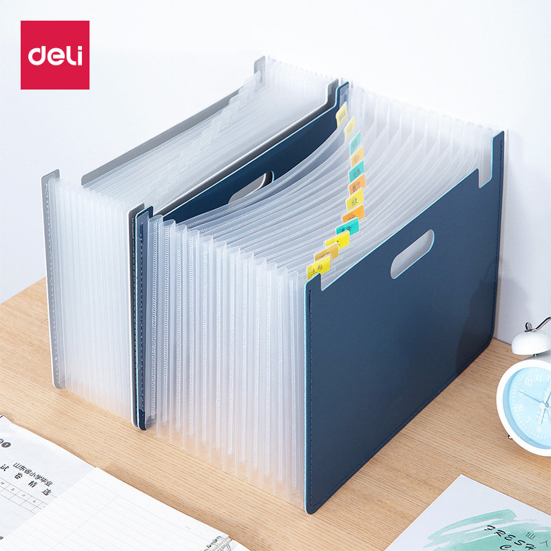 Able 63952 upright multi-clamping bag 13 g A4 folder horizontal type vertical hand multi-clamping bag student paper business paper affairs package multifunction meeting multi-card bag information book