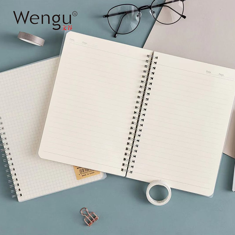 Coil book A5 Korean small fresh grid book B5 simple college student square book grid book pixel painting A4 Cornell thickened blank notepad spiral book A6 postgraduate notebook