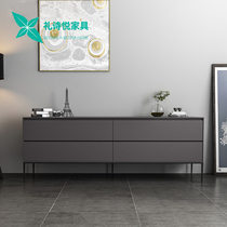 Italian modern light luxury dining side cabinet Simple living room high foot entrance cabinet Bedroom TV cabinet Nordic decoration Dining room cabinet
