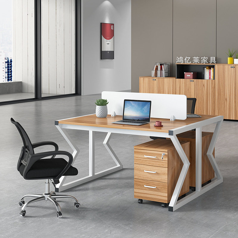 Modern Minimalist Desk Chair Furniture Clerk Screen Cassette Station station 2 46 Single combined table