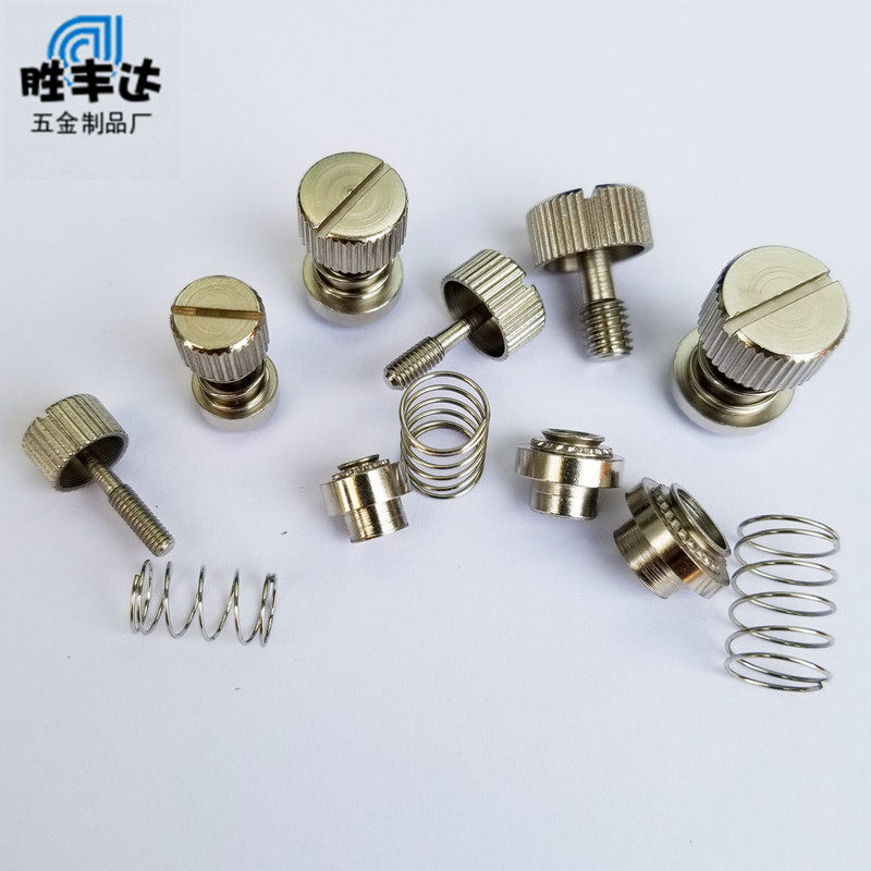 Stainless steel pine not demounting screw cabinet panel combined spring press riveting hand screw M2 5M3M4M5M6