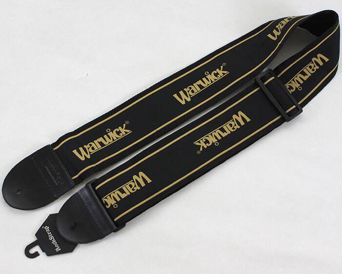 German Warwick RST10011W widened leather head electric bass wooden bass strap