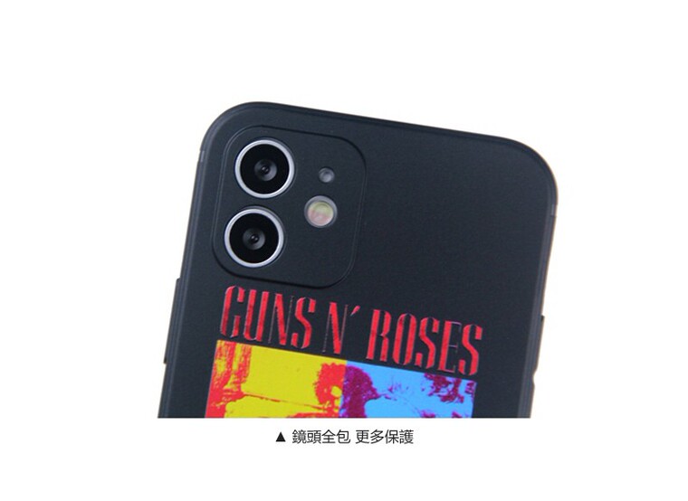 Guns And Roses New Metal Band Illustration 15, 14, 13, 12, 11 iPhone Case