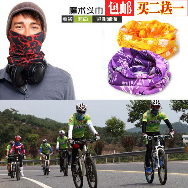 Thin turban riding sunshade face towel magic turban wrist towel mask riding sweat scarf scarf