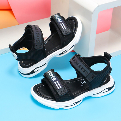 男童凉鞋中大童2021新款韩版软底夏季小童儿童沙滩鞋男小孩子凉鞋