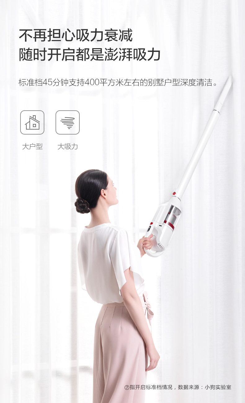 máy hút bụi xiaomi deerma Puppy máy hút bụi không dây cầm tay mạnh mẽ nhỏ đẩy thanh hút lớn câm hút ẩm T10 Pro - Máy hút bụi máy hút thổi