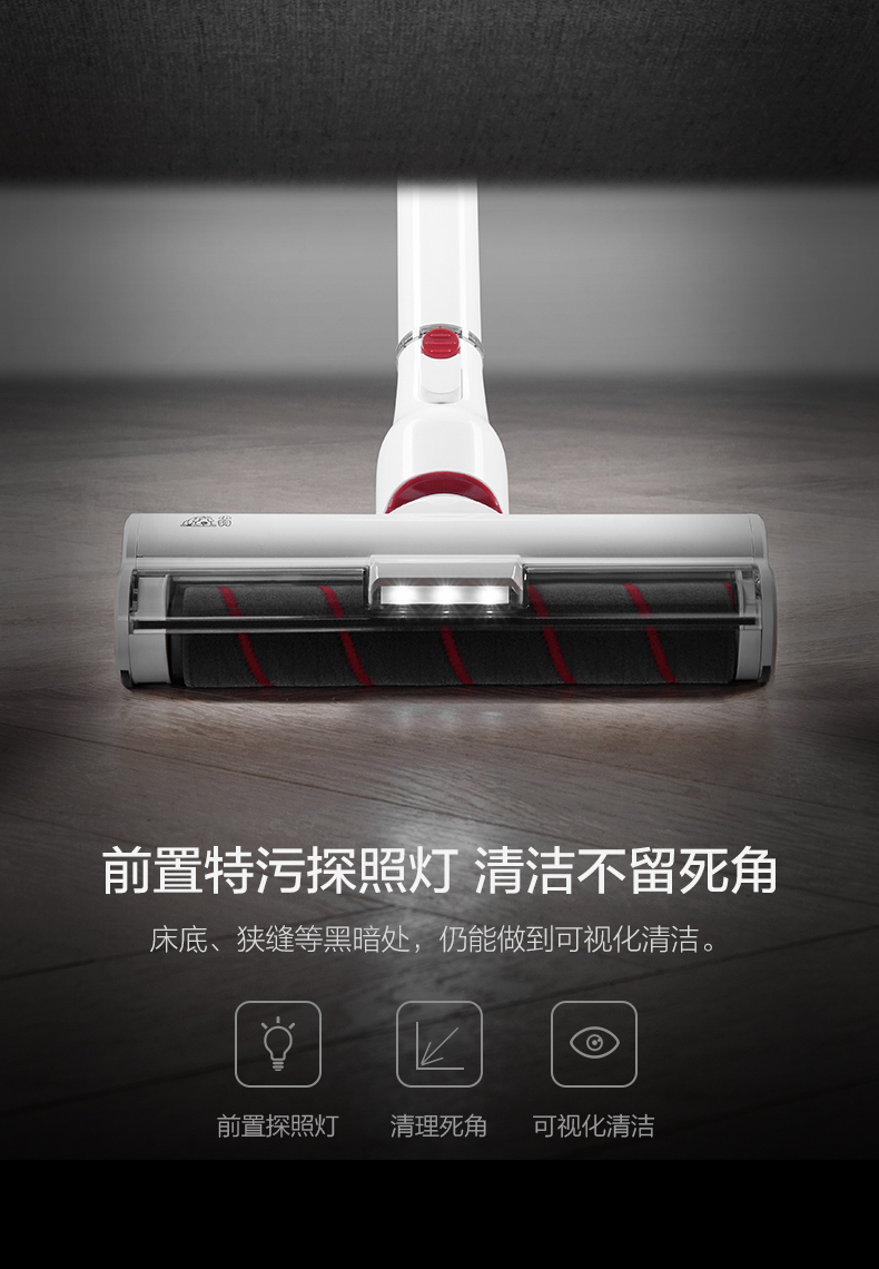máy hút bụi xiaomi deerma Puppy máy hút bụi không dây cầm tay mạnh mẽ nhỏ đẩy thanh hút lớn câm hút ẩm T10 Pro - Máy hút bụi máy hút thổi