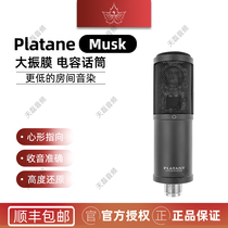 platainemusk live K song big diaphragm capacitor microphone Shunfeng