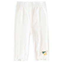 Girls pants summer dress 2024 new gas baby casual pants for children in summer children to play pants