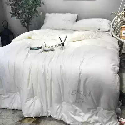 Light luxury ultra-soft hyaluronic acid beauty quilt spring and autumn quilt winter quilt core 60 wooden jacquard beauty quilt core four seasons universal