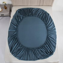 High-end pure colour 80 heather bed hat in single piece Three sets of double face ice silk sliding naked to sleep pro-skin and cool and cool bed bunch