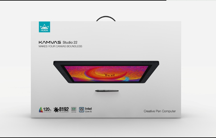 HUION Painted King Kamvas studio22 Tablet Hand-painted Drawing Screen Plotter digital screen All