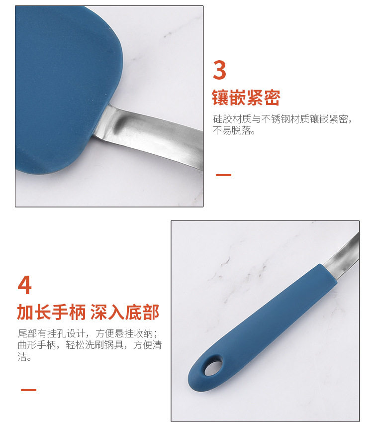 Щетка для жирной посуды 创意硅胶洗锅刷锅铲型厨房用刷软毛刷不伤锅不沾油通用锅具清洁刷