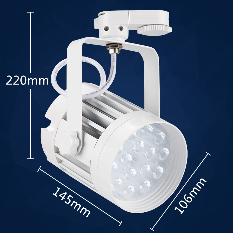 Nvc Track Light Tled313Ln Clothing Store Lighting Spotlight Commercial High-Brightness Energy-Saving
