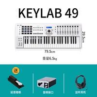 [49 Key White] Pule Pedal+Sound Card+Наушники монитора