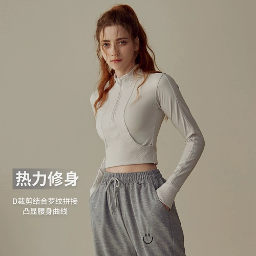 Одежда для йоги, лонгслив, нарукавники, комплект, куртка для спортзала для тренировок, джерси, спортивное фрисби, в обтяжку, для бега, по фигуре