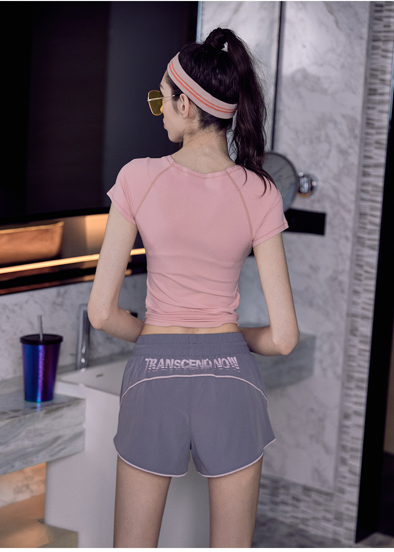 Quần short thể thao nữ rộng rãi chống nắng mùa hè thoáng khí quần áo yoga chạy phòng tập thể dục quần nhanh khô năm quần mặc - Quần thể thao quần adidas nữ