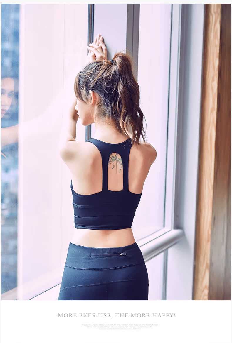 Đồ lót thể thao cường độ cao tập hợp các khuôn mẫu chống sốc chạy đào tạo yoga áo ngực kiểu áo ngực thể dục áo gym nữ