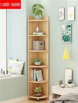 Modern corner cabinet living room bedroom storage solid wood corner rack kitchen corner storage triangle corner cabinet