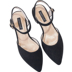 2020 mới cổ tích mùa hè ins ròng gót đỏ nhọn đầu giày La Mã một từ khóa dave với một đôi dép dày gót phụ nữ 