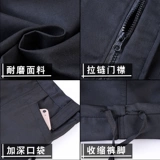 Летний комбинезон, осенний лонгслив, черная униформа, короткий рукав