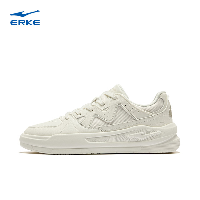 Hongxing Erke sneakers ເກີບຜູ້ຊາຍເກີບ peach oolong summer ໃຫມ່ເກີບບາດເຈັບແລະ breathable ຕາຫນ່າງກິລາເກີບຂະຫນາດນ້ອຍເກີບສີຂາວ