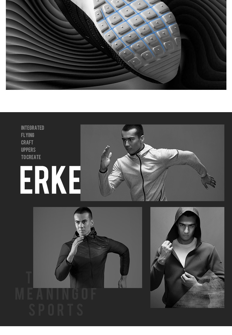 Hongxing Erke sneakers nam giày 2018 mùa hè mới giày chạy của nam giới không trượt đệm mặc của nam giới giày chạy thở giày thể thao nữ đẹp