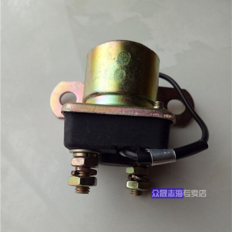 Diesel engine starter motor electric start relay regulator for three-wheeled four-wheeled accessories for agricultural vehicle tractors