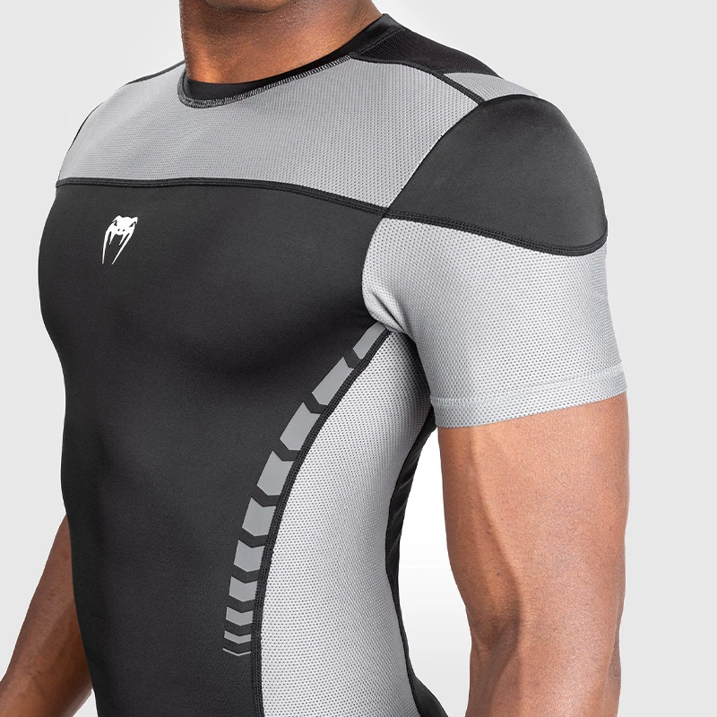 Футболка свободного кроя VENUM Venom TEMPEST мужская короткий рукав анти-износ леггинсы для джиу-джитсу спорт фитнес беге тренировок