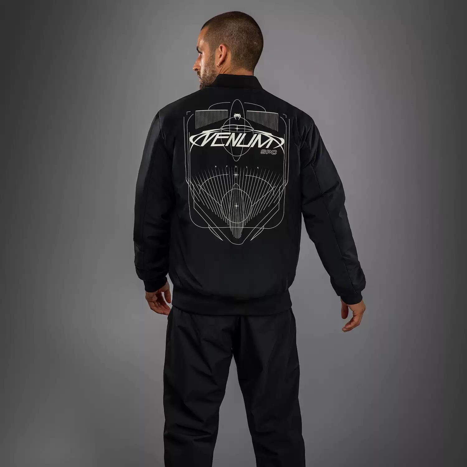 Пиджак-бомбер VENUM Venom Eclipse Black простой повседневный спортивный топ премиум качества