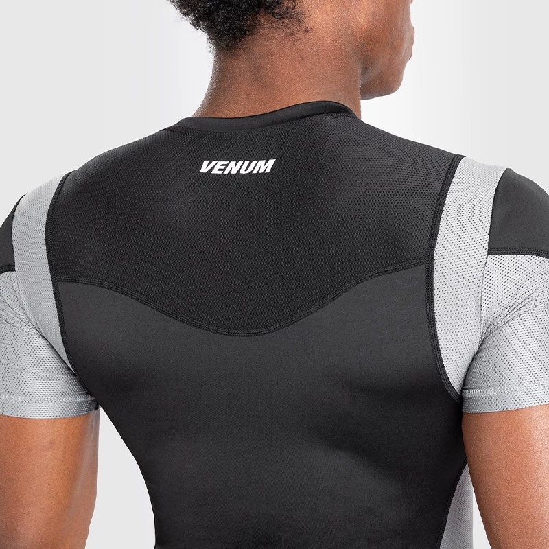 Футболка свободного кроя VENUM Venom TEMPEST мужская короткий рукав анти-износ леггинсы для джиу-джитсу спорт фитнес беге тренировок