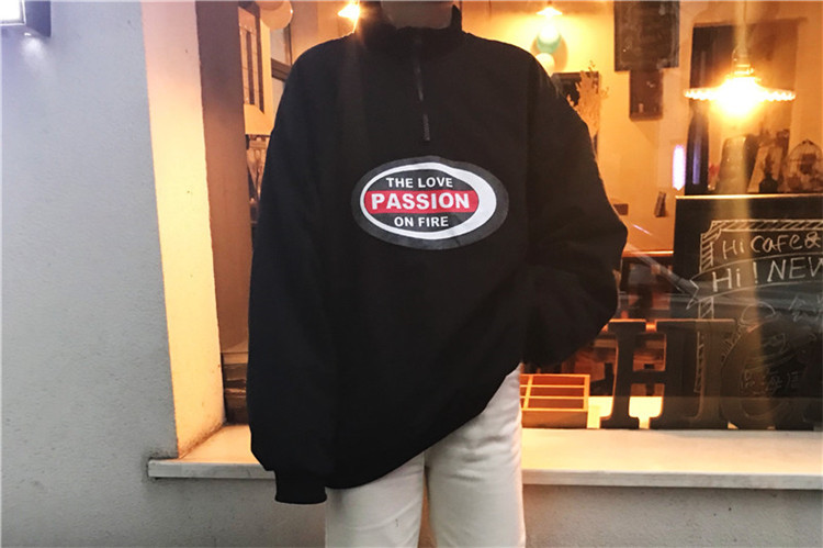Mùa thu và mùa đông Hàn Quốc phiên bản của triều lỏng ulzzang phong cách Harajuku bf Hong Kong hương vị retro chic sinh viên dày áo bông phụ nữ áo khoác kaki nữ lót lông hàn quốc