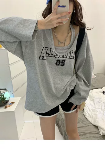 Tide, ретро комплект, осенняя толстовка, сексуальный жилет, свободный крой