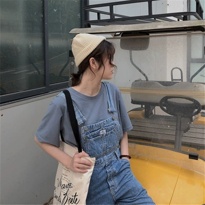 Летняя однотонная универсальная футболка с коротким рукавом, клубника, в западном стиле