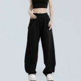 Ретро осенние танцующие штаны в стиле хип-хоп для отдыха, в американском стиле, оверсайз, свободный прямой крой