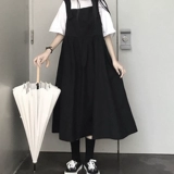 Весеннее летнее платье, подтяжки, длинная юбка, подходит для подростков, яркий броский стиль