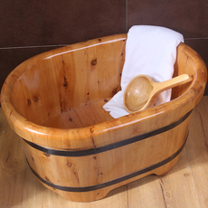 Детская ванна 加厚木桶浴桶熏蒸泡澡汗蒸实木浴缸儿童专用沐浴洗澡盆家用润滑