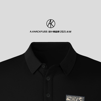 A KNACKFUSS official 2022T shirt new summer personality Abstract back animal printed POLO shirt