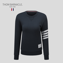  THOM BARNACLE official T-shirt WOMENs classic national trend TB light luxury four-bar sportswear