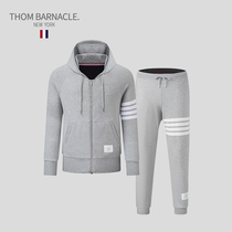 THOM BARNACLE official plus size suit men tb autumn winter fashion Men trend hooded casual wear