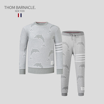 THOM BARNACLE official plus size suit men tb autumn trend big name warm hooded casual wear