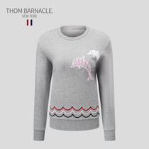  THOM BARNACLE official T pullover WOMENs dolphin national tide TB light luxury loose casual sportswear