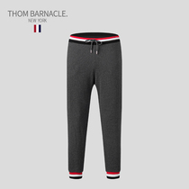  THOM BARNACLE official striped SWEATPANTS womens 2021TB pure cotton thin couple sports CASUAL pants