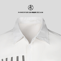A KNACKFUSS official 2022 new shirt male personality striped collage 100 lap shirt