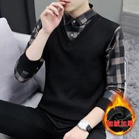 8168 Black Coffee Grid [плюс бархат]