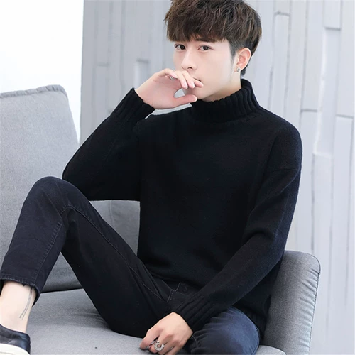 Демисезонный утепленный трендовый свитер, трикотажная куртка для влюбленных, в корейском стиле, оверсайз, увеличенная толщина